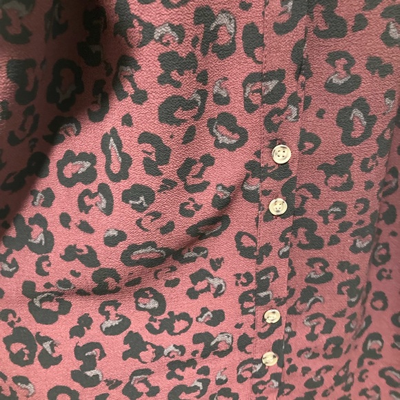 Leopard Print Long Sleeve Dress - Picture 4 of 7